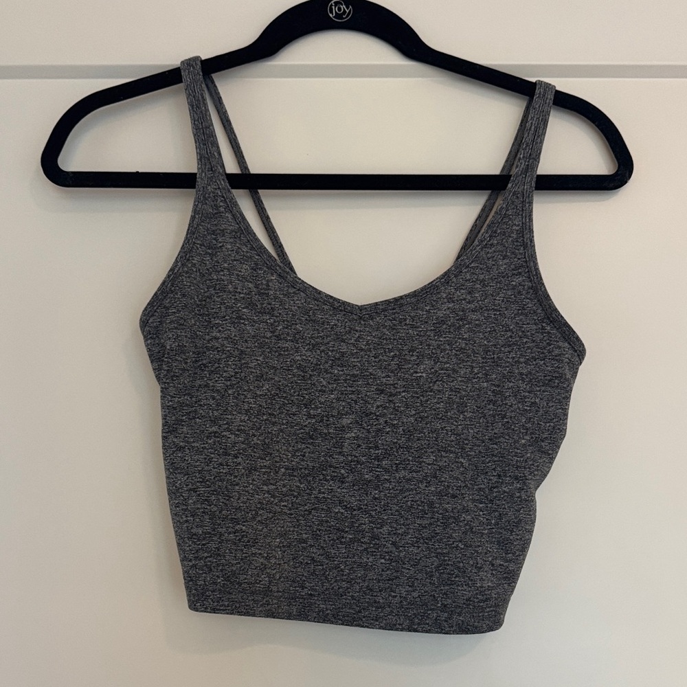 Vuori heathered grey workout tank